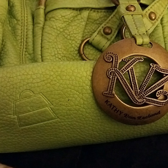 Kathy Van Zeeland green purse - Picture 3 of 8